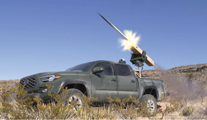 VAMPIRE Launchers to Turn Ukraine Pickup Trucks Into Counter-Drone Systems