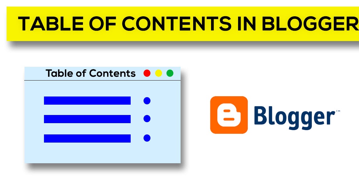 How to add Table of Contents in Blogger