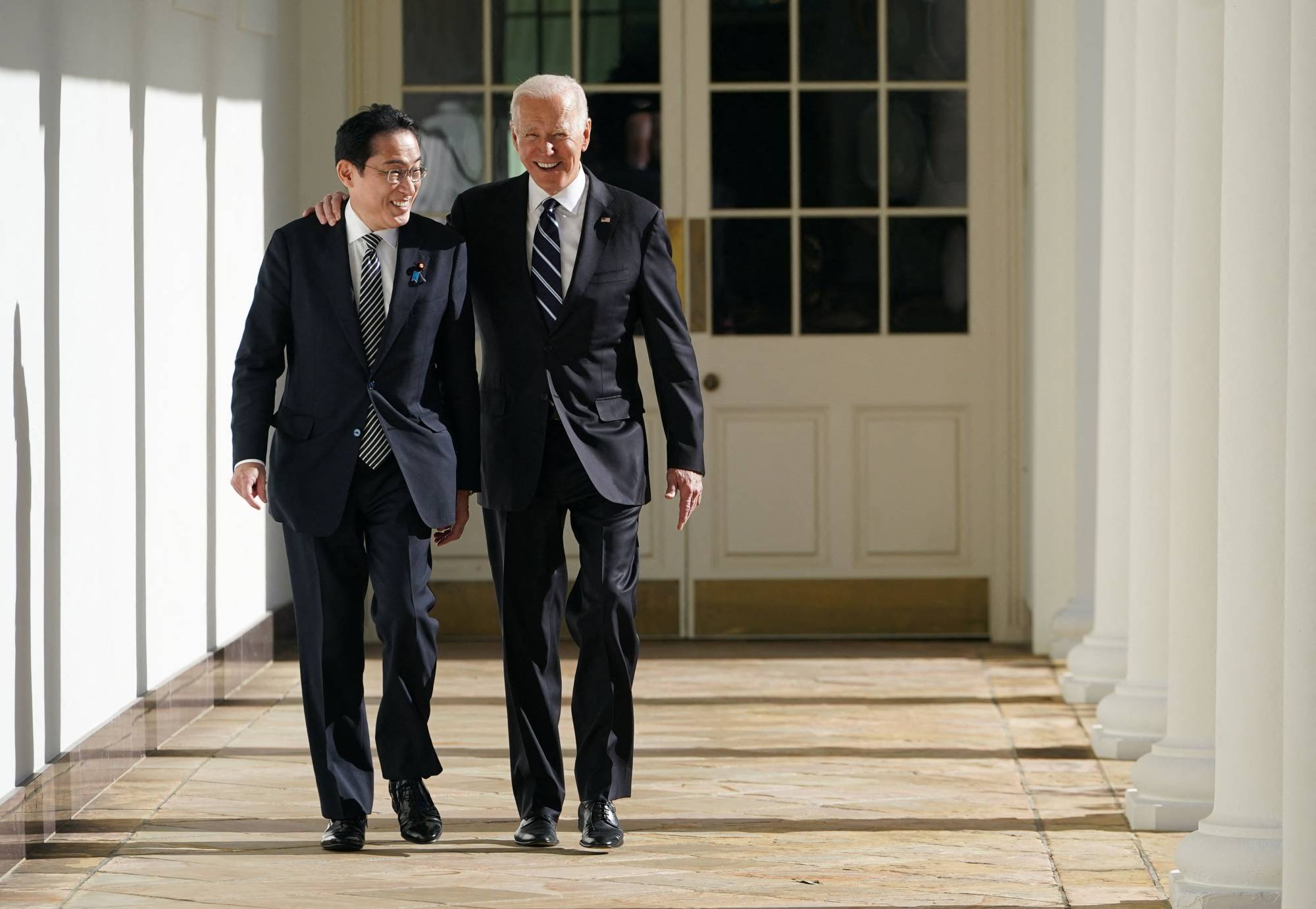 Japan PM Tells Biden That New Era Requires More Military Muscle