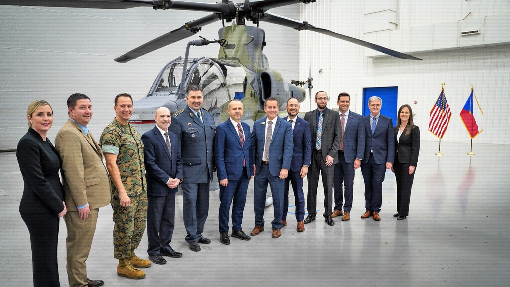 Czech Republic Receives First H1 Light Attack Helicopter From US